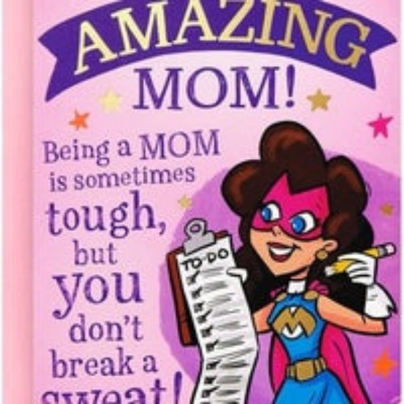 Funny Mother's Day Card for Mom (Amazing Super Hero Mom)  Hallmark - Picture 1 of 6